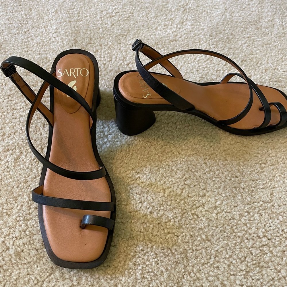 New strappy heels